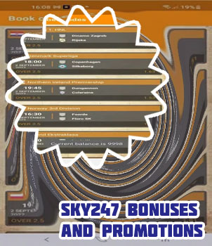 How to bet with code on sky247